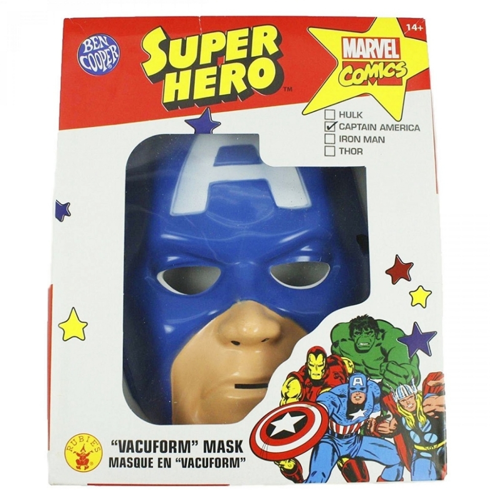 Ben Cooper Marvel Captain America Vacuform Mask